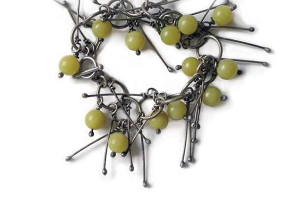 lemon olive jade & spikes