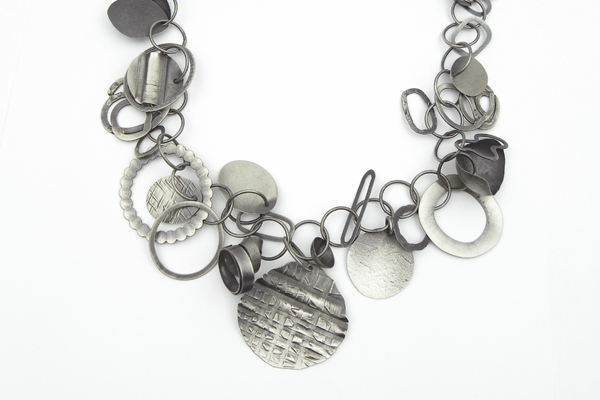 recycled silver necklace